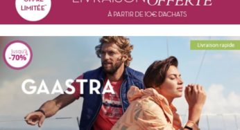 Vente privée Gaastra : de -50% à -80% + livraison gratuite dès 10€ (aujourd’hui seulement)