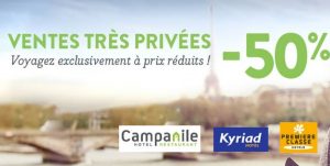 Ventes Privées Hôtels Campanile Kyriad Première classe