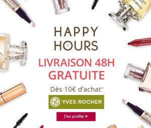 Yves Rocher : livraison 48h gratuite