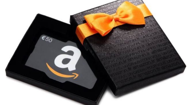 carte cadeau Amazon de 60€ offerte 1 code 10€ offerts