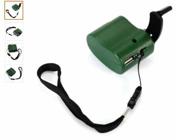 chargeur manuel USB à 2,40€ port inclus