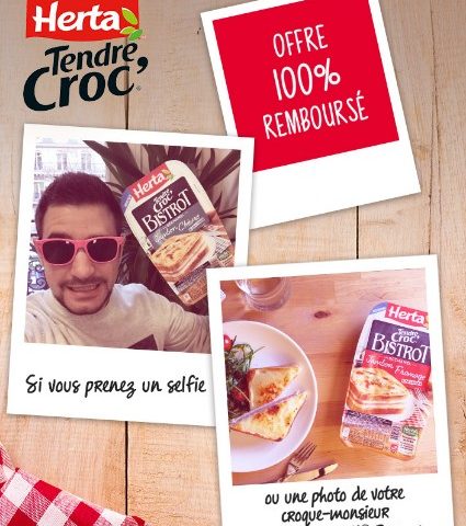 croque-monsieur Herta GRATUIT (Tendre Croc’ Bistro)