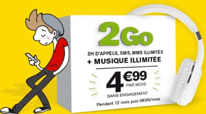 forfait La Poste Mobile 2Go pas cher