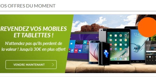 rachat de smartphone et tablette