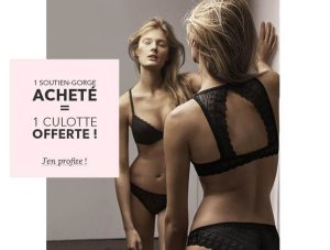 soutien-gorge Etam acheté = 1 culotte gratuite 