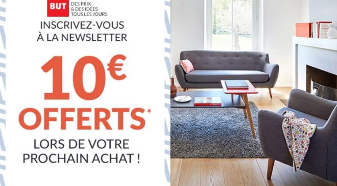 10€ offerts à partir de 50€ sur BUT