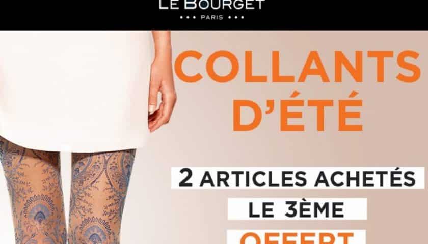 2 collants été Le Bourget achetés = le 3ème gratuit 