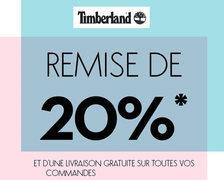 20% de remise sur Timberland