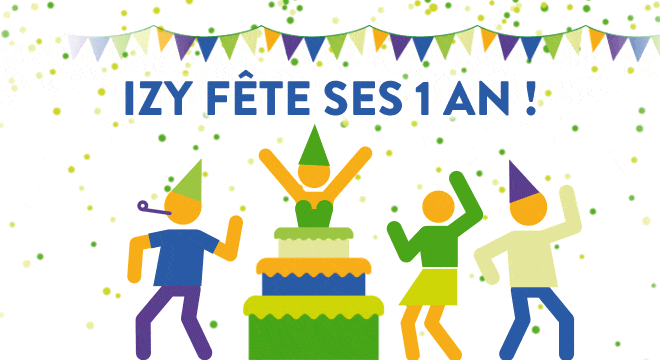 Anniversaire Izy ! 30% de remise sur tous les trajets 