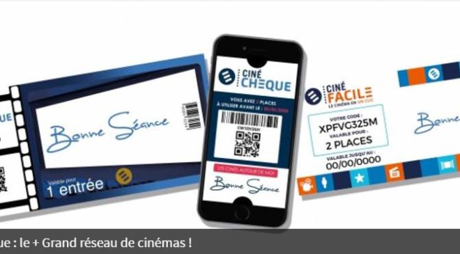 Billets CinéChèque pas chers 