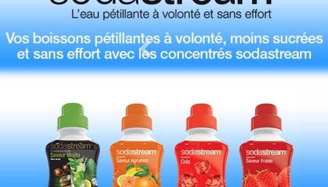 Coupon de réduction Sodastream à imprimer 