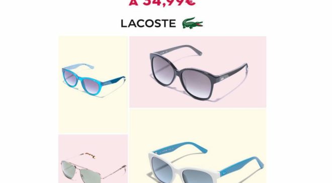 Lunettes de soleil Lacoste pas chères