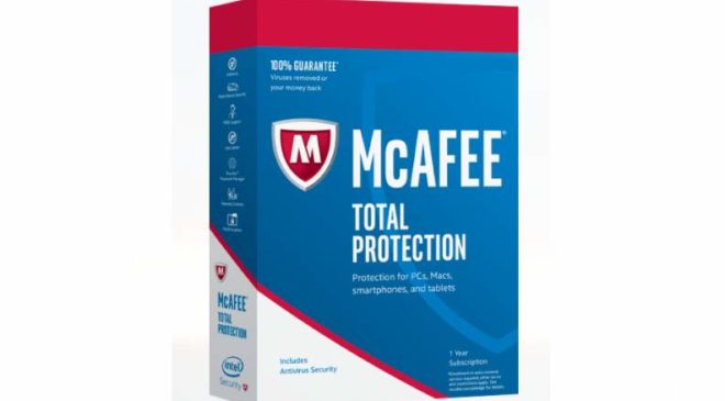 Total Protection McAfee 2017 10 appareils