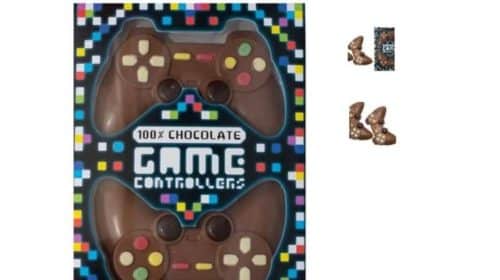 joysticks Playstation en chocolat 