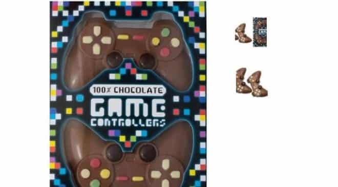 joysticks Playstation en chocolat