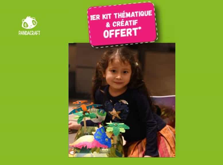 1,90€ le kit créatif enfant Pandacraft port inclus (sans engagement) 3-7 ans ou 8 – 12 ans