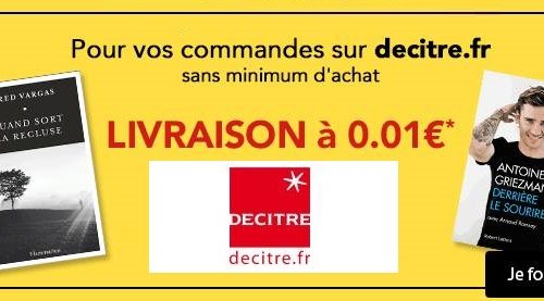 livraison 1 centime Decitre