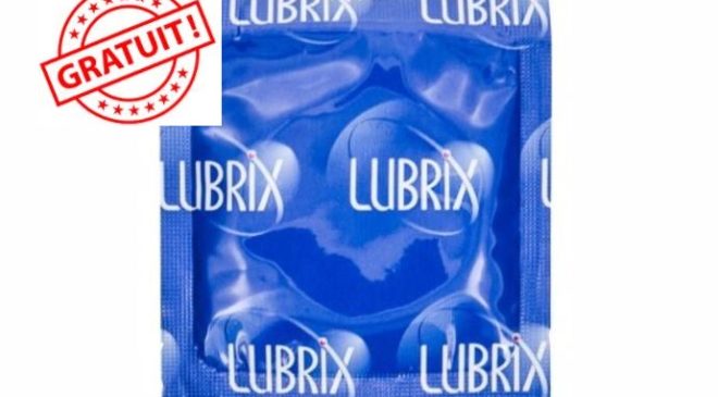 5 préservatifs gratuits de marque Lubrix 