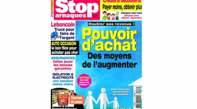 Abonnement magazine Stop Arnaques pas cher 