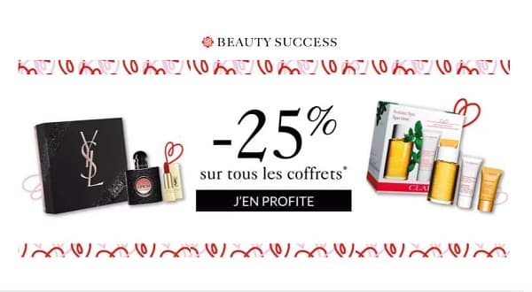 Bon Plan Fête Des Mères 25% Sur Tous Les Coffrets Chez Beauty Success