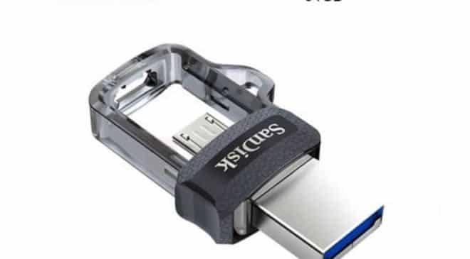 Clé USB Sandisk Ultra Dual 64Go à moins de 19€