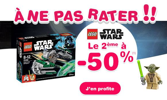 Lego Star Wars acheté = le 2ème à moitié prix 