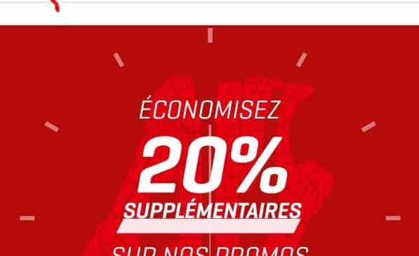 Remise sur les promotions Puma de 20% 