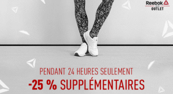 25% de remise supplémentaire sur les chaussures Reebok de l’Outlet (aujourd’hui seulement)