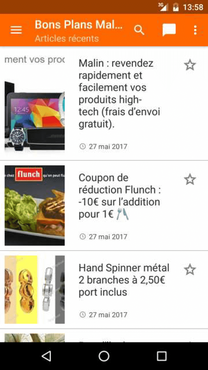 Application Bons Plans Malins