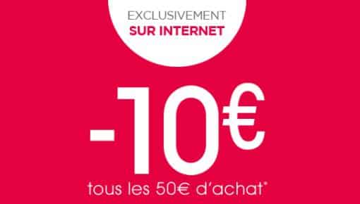 10€ offerts tous les 50€ d'achat OXYBUL