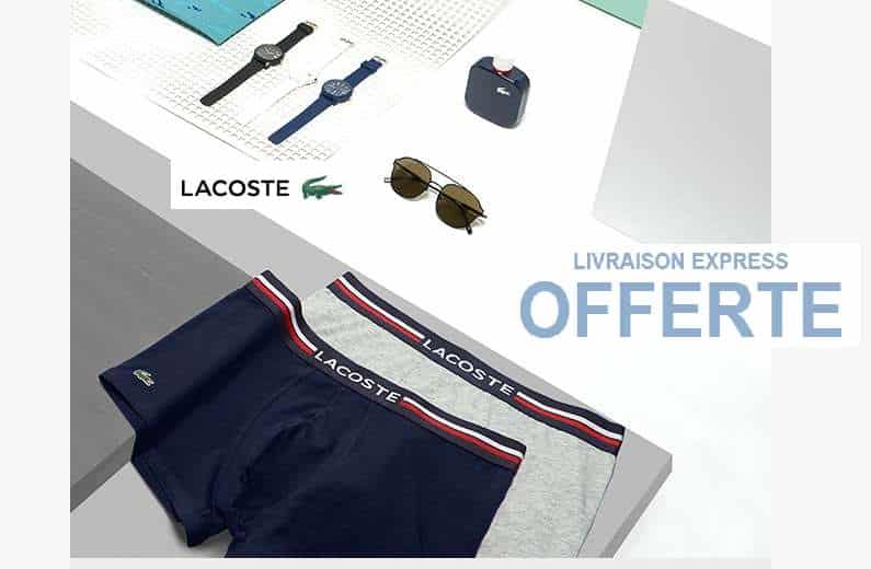 Fête des pères Lacoste : livraison Chronopost gratuite sans minimum (au lieu de 9,95€)