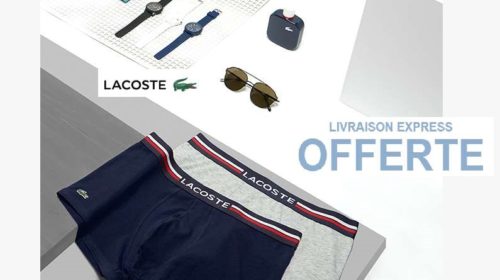 Fête des pères Lacoste livraison Chronopost gratuite sans minimum