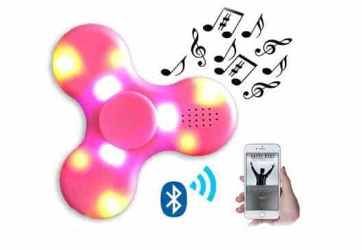 Hand Spinner enceinte Bluetooth LED pas cher