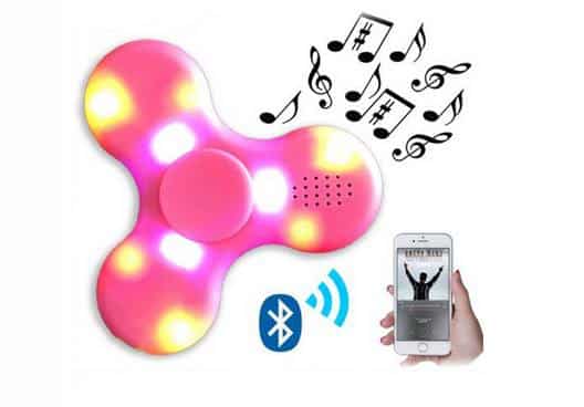 Hand Spinner enceinte Bluetooth LED pas cher