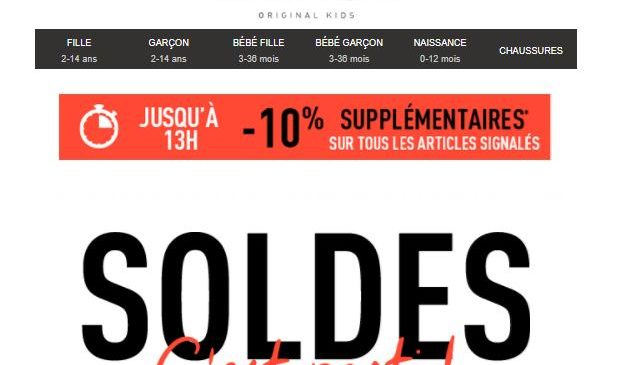 Lancement des soldes Tape à l’œil