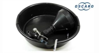 Lot pour vidange 4 pièces pas cher : 6,06€ le bac, entonnoir, clé filtre et vidange – livraison gratuite