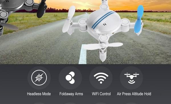 Mini-drone avec camera pas cher : 17,86€ le mini drone Z201YS 
