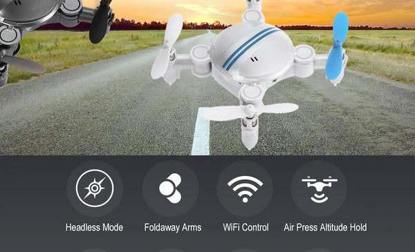 Mini-drone avec camera pas cher : 17,86€ le mini drone Z201YS 