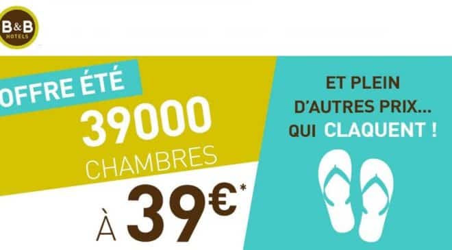 Offre été B&B Hôtels