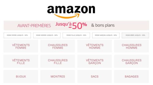 Pré-soldes MODE Amazon