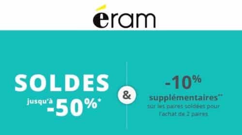 Soldes Eram 10% supplémentaire à partir de 2 paires