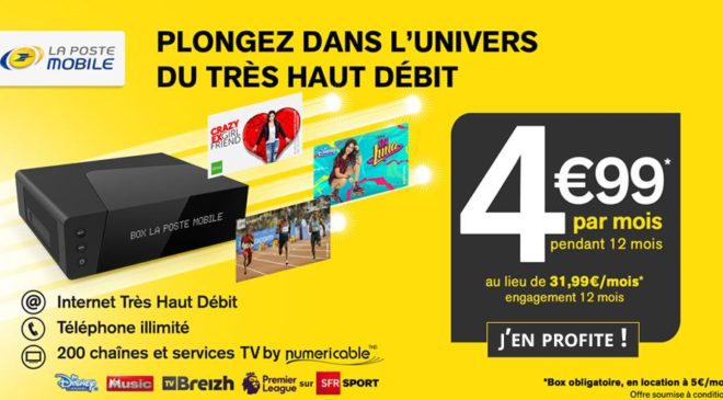 Vente privée La Poste Mobile BOX