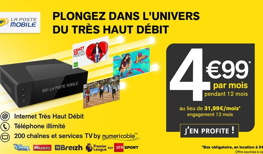 Vente privée La Poste Mobile BOX