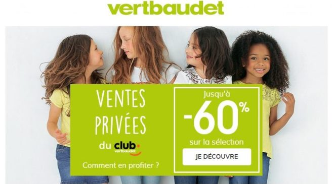 Ventes privées de pré-soldes Vertbaudet