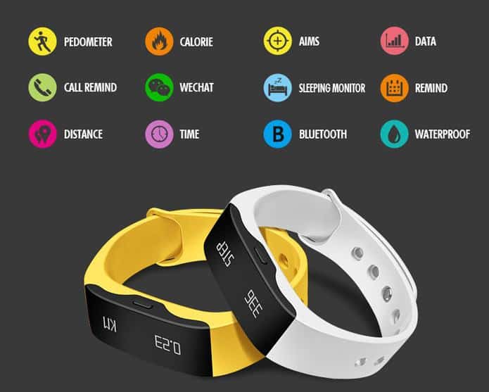 13€ la smart montre Sports SKMEI Real-time L28T port inclus (cardio-mètre, podomètre, étanche, appels, messages…)