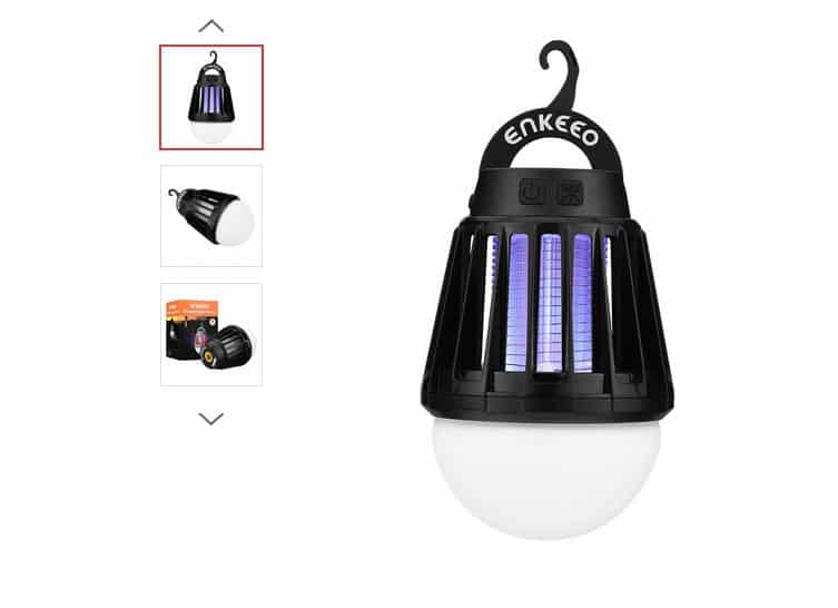 17,69€ la lampe 2 en 1 pour camping anti-moustiques