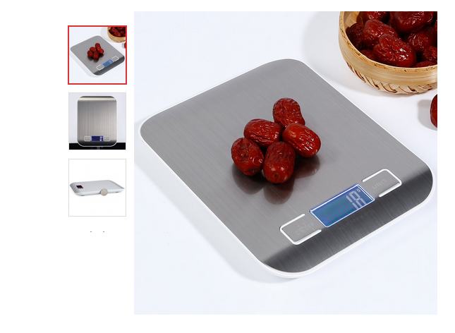 6,25€ la balance de cuisine électronique plateau métal (portée 5kg / graduation 1g)