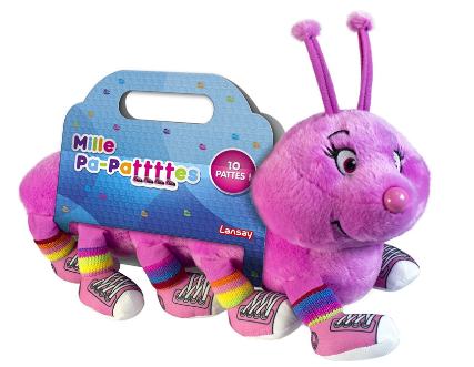 6,30€ la peluche Mille Pa-pattes rose ou bleu de Lansay (soldes – au lieu de 19€)