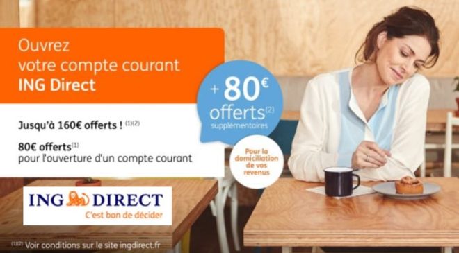 Bon plan sur l’ouverture compte ING Direct