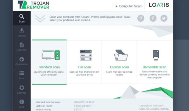 Gratuit Logiciel Loaris Trojan Remover